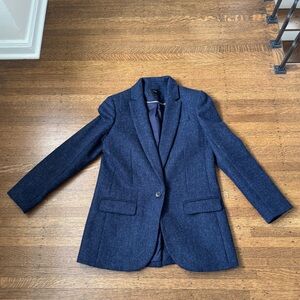 J. Crew Women's Alfie Blazer in Navy Herringbone